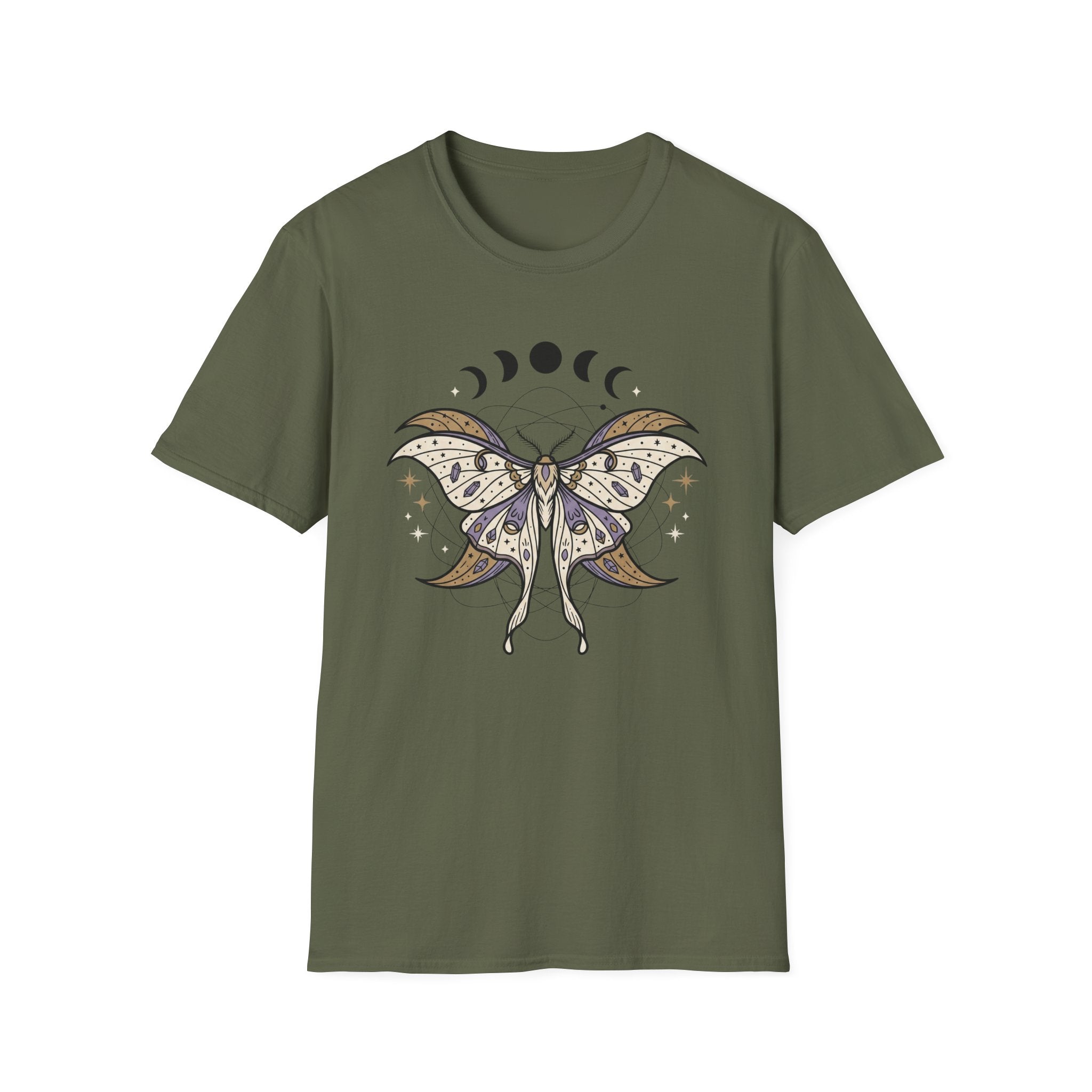 Moon Phase Moth T-Shirt
