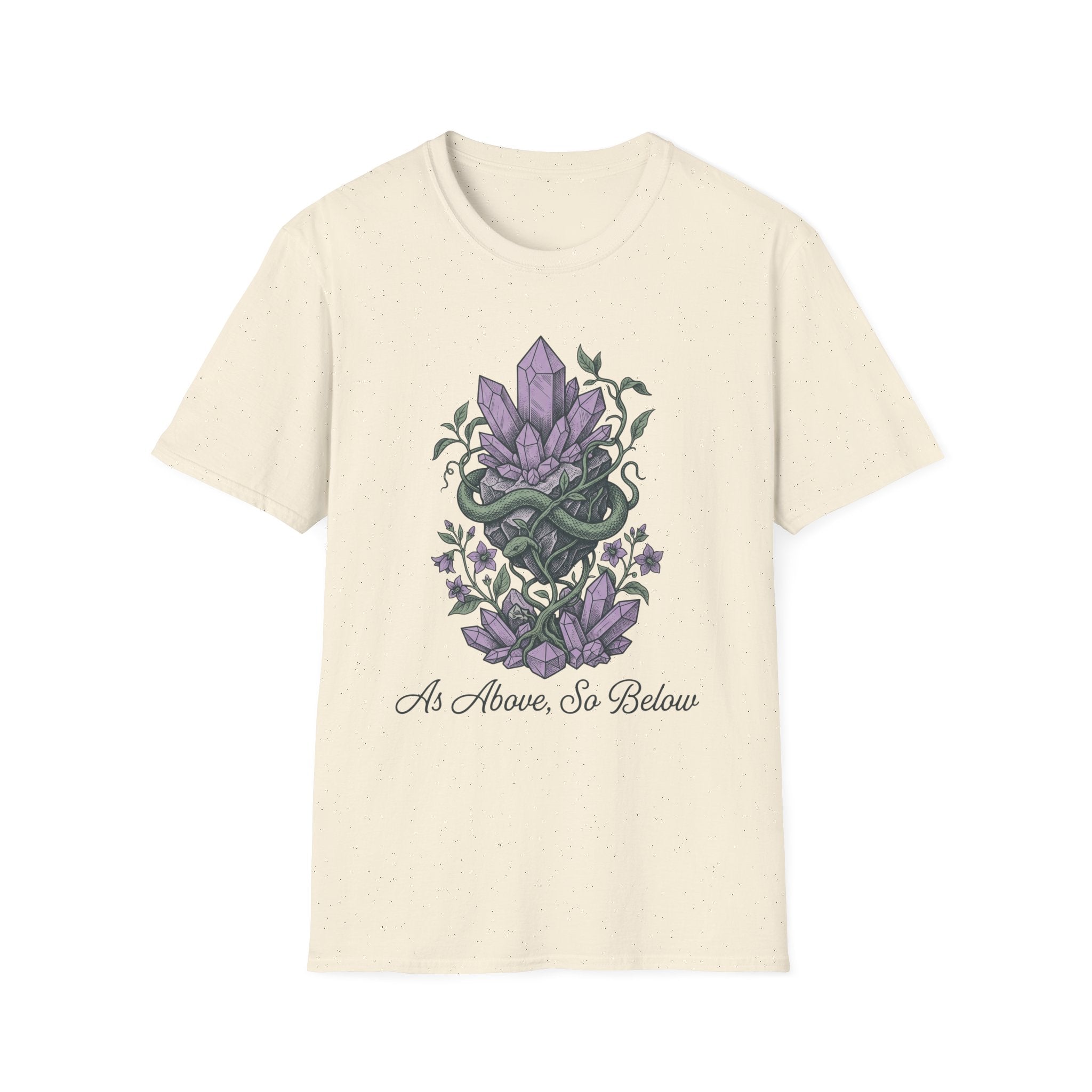 Crystals Above T-Shirt