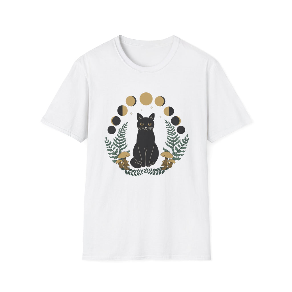 Moon Phase Cat T-Shirt