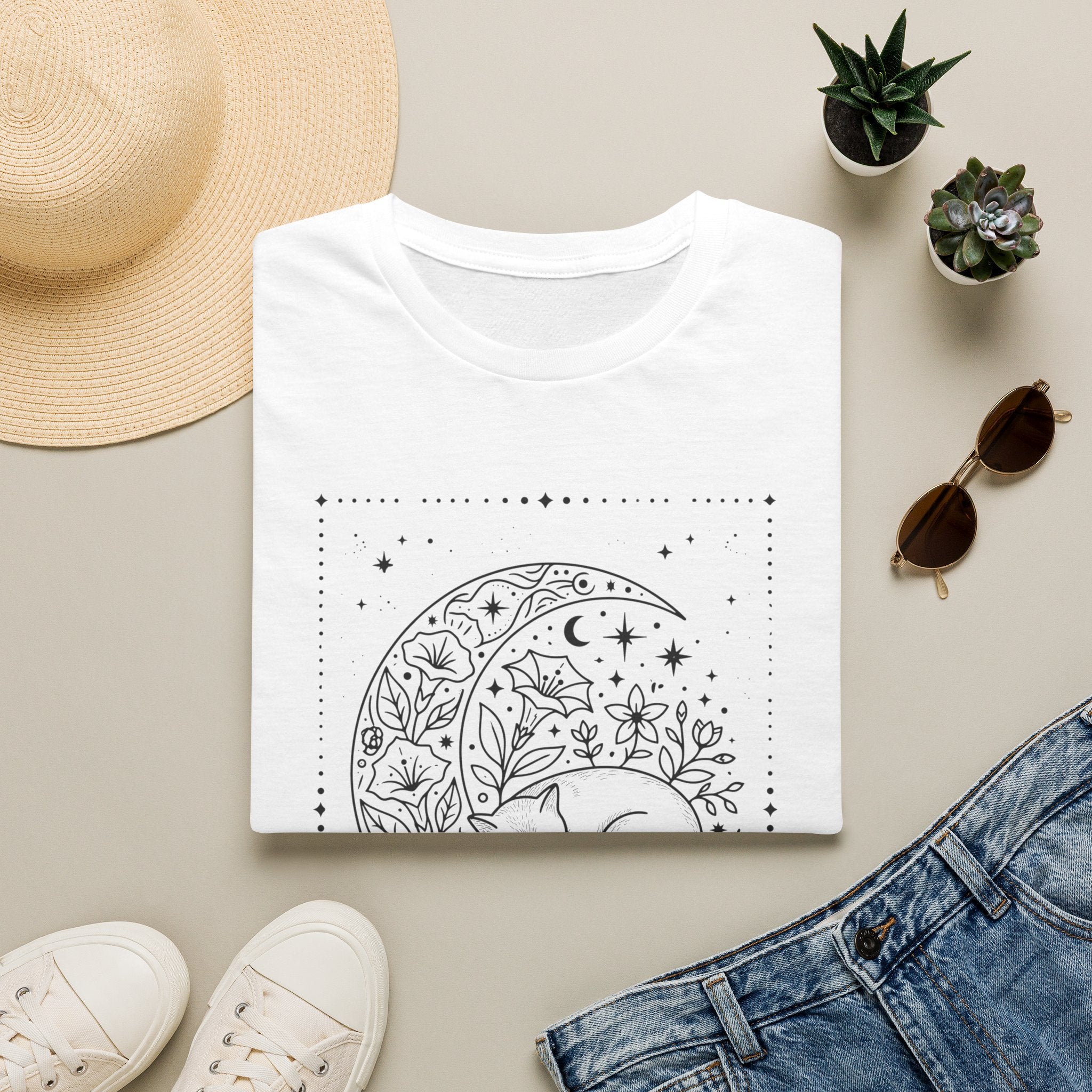 Crescent Cat T-Shirt