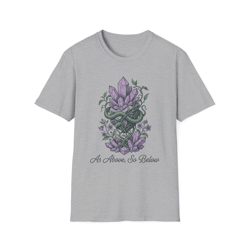 Crystals Above T-Shirt