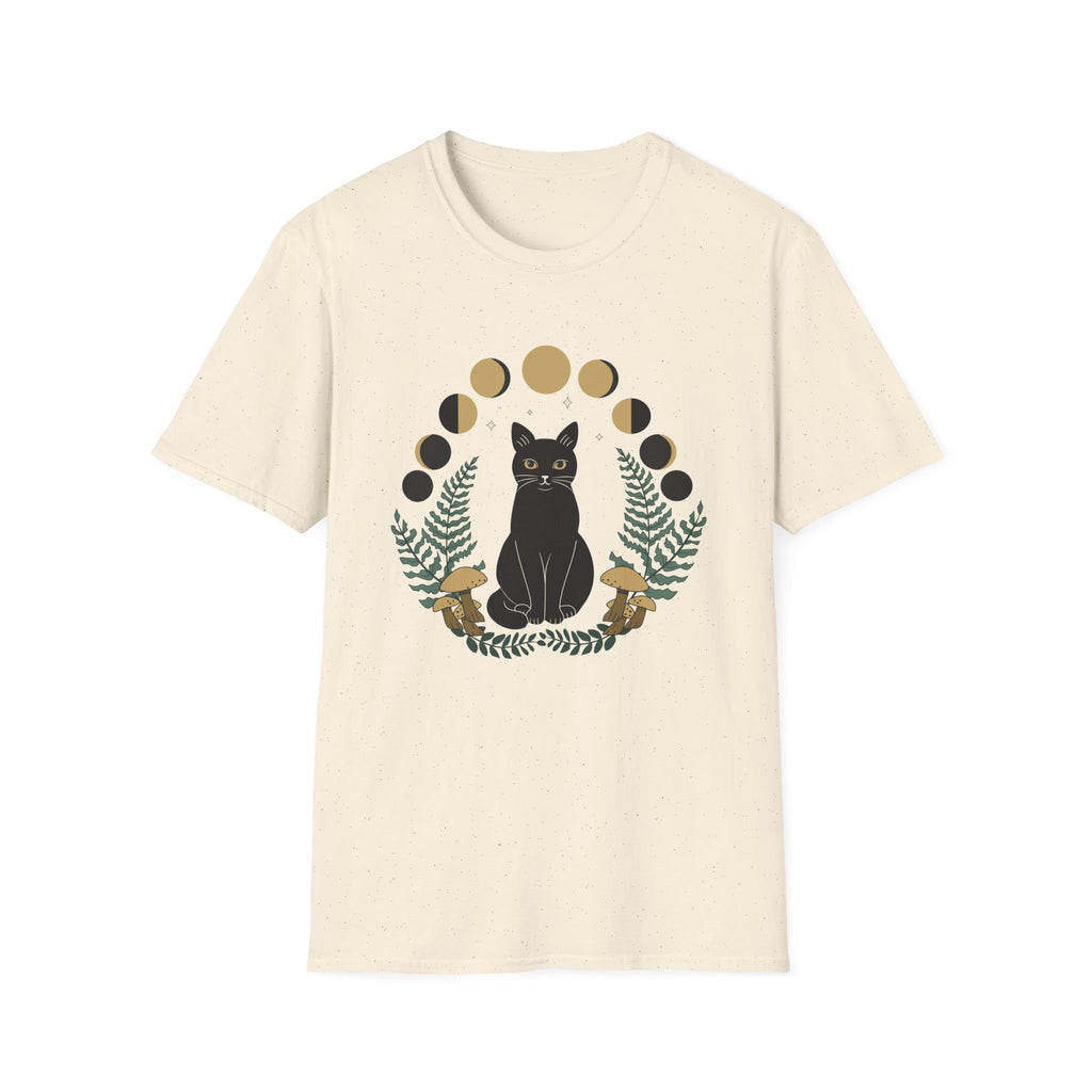 Moon Phase Cat T-Shirt