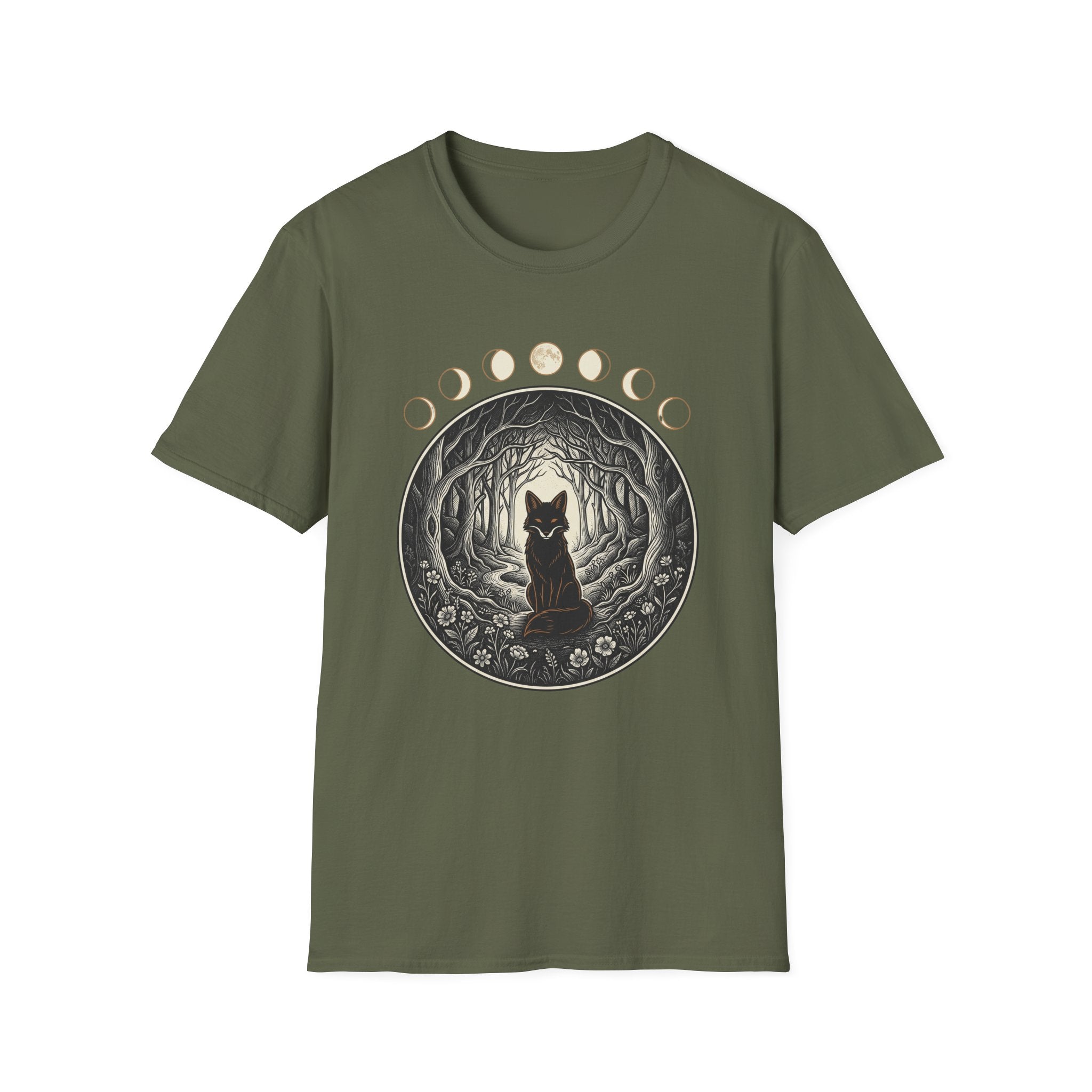 Forest Fox Moon T-Shirt