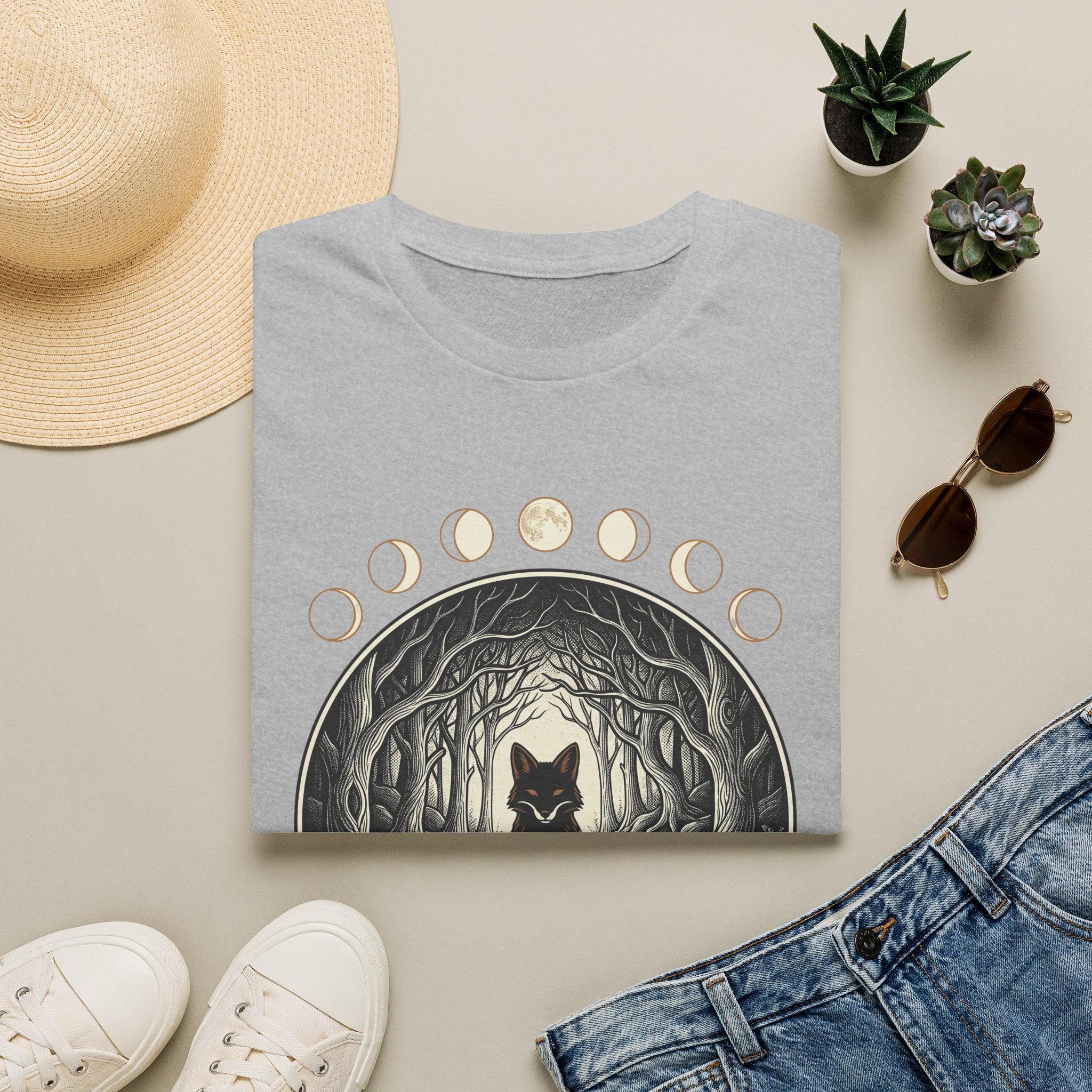 Forest Fox Moon T-Shirt