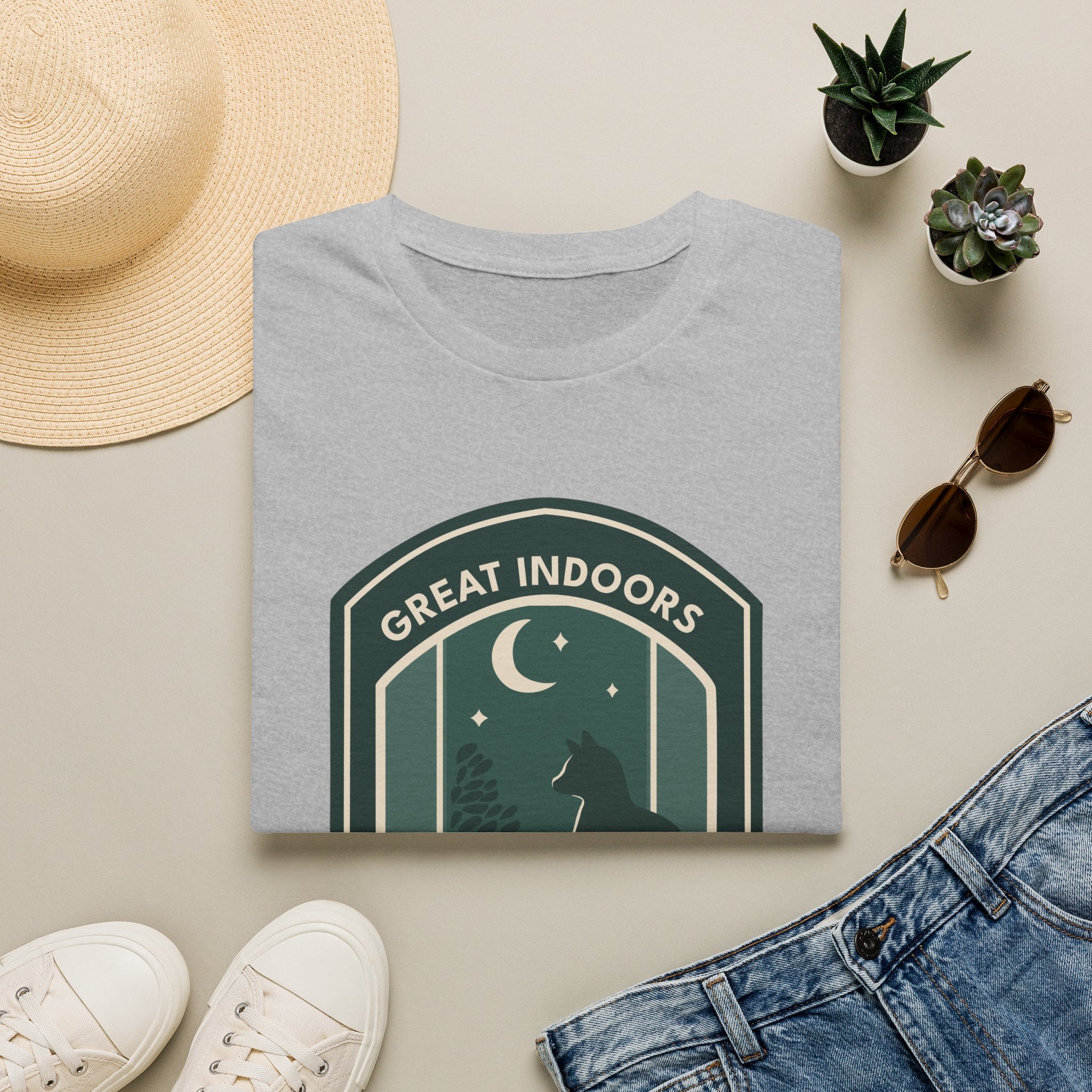 Great Indoors Cat T-Shirt