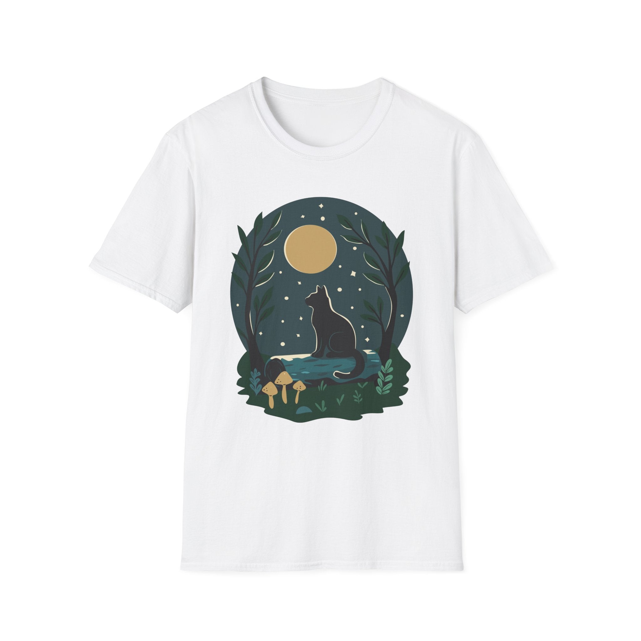 Forest Witch Cat T-Shirt