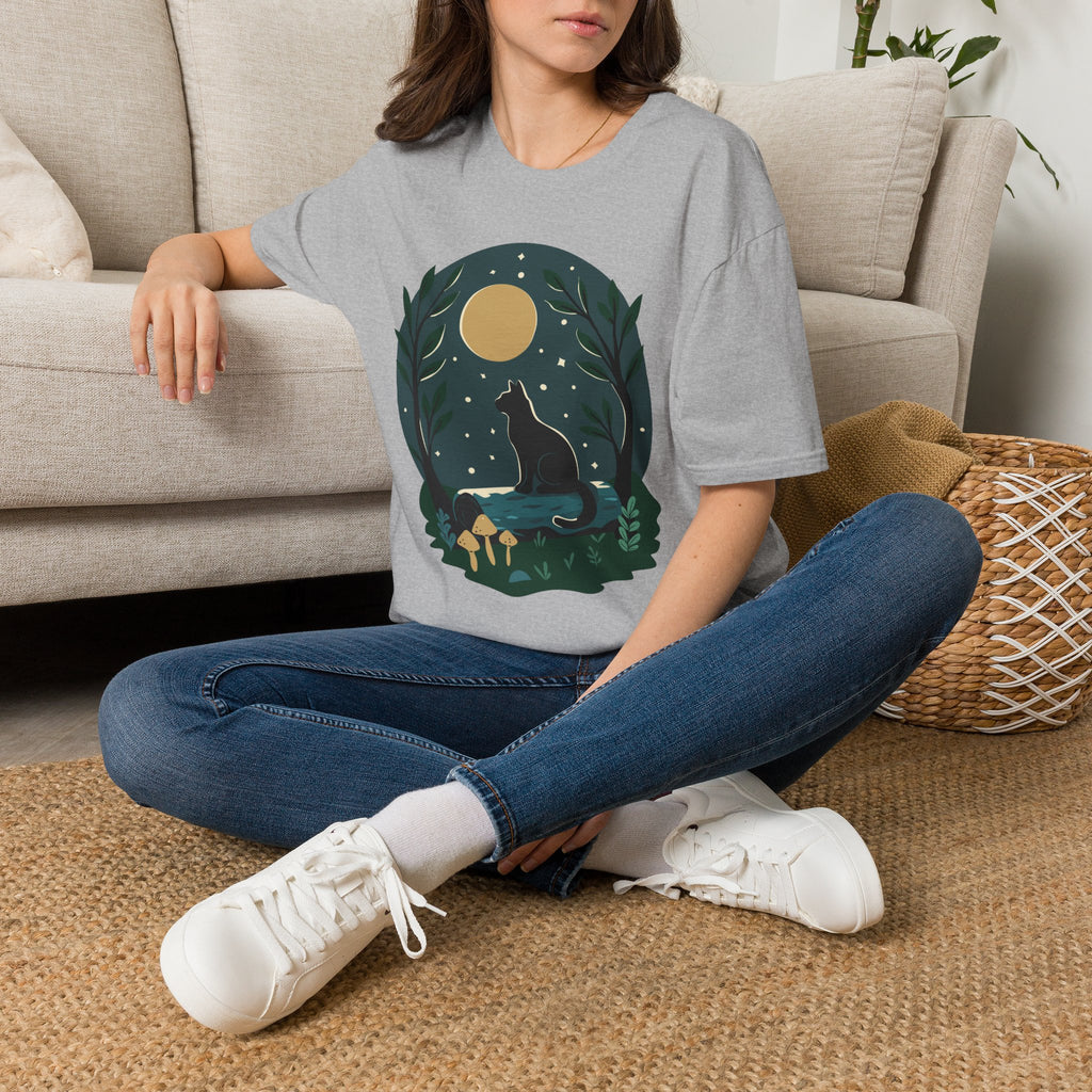 Forest Witch Cat T-Shirt