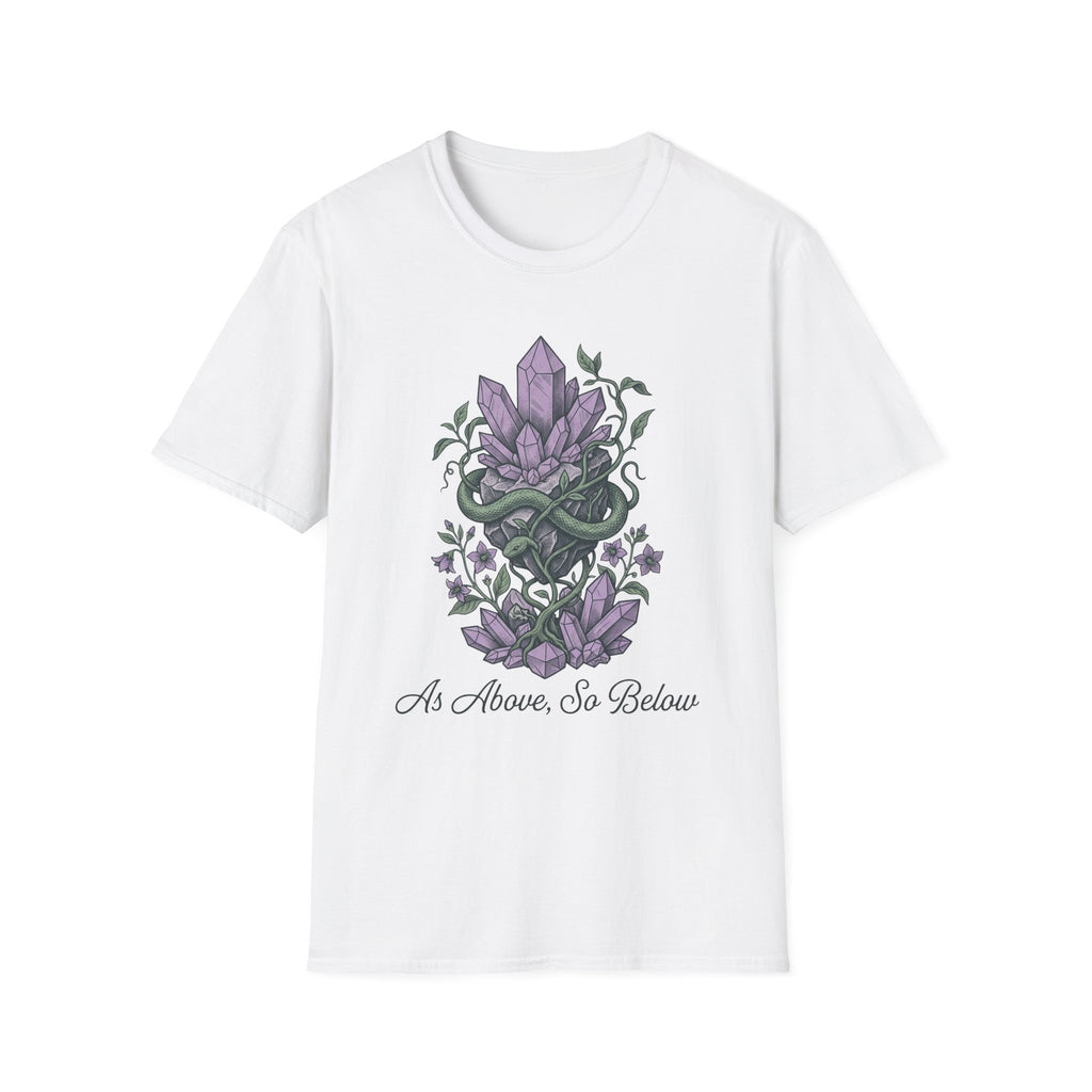 Crystals Above T-Shirt