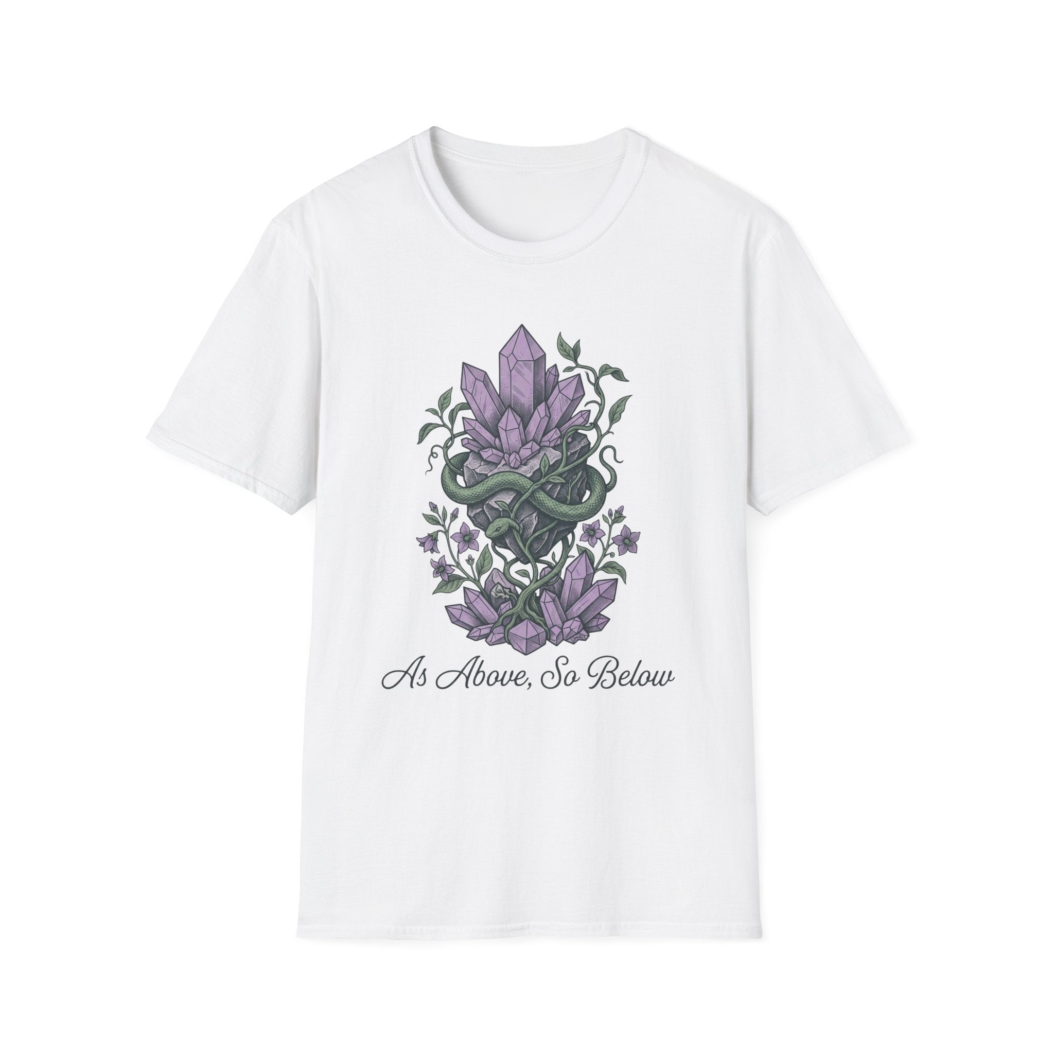 Crystals Above T-Shirt