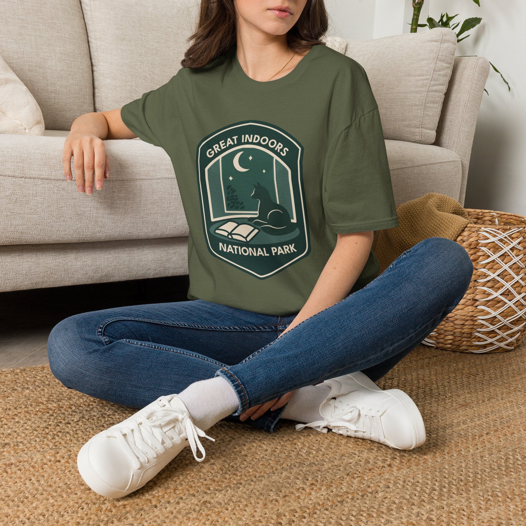 Great Indoors Cat T-Shirt