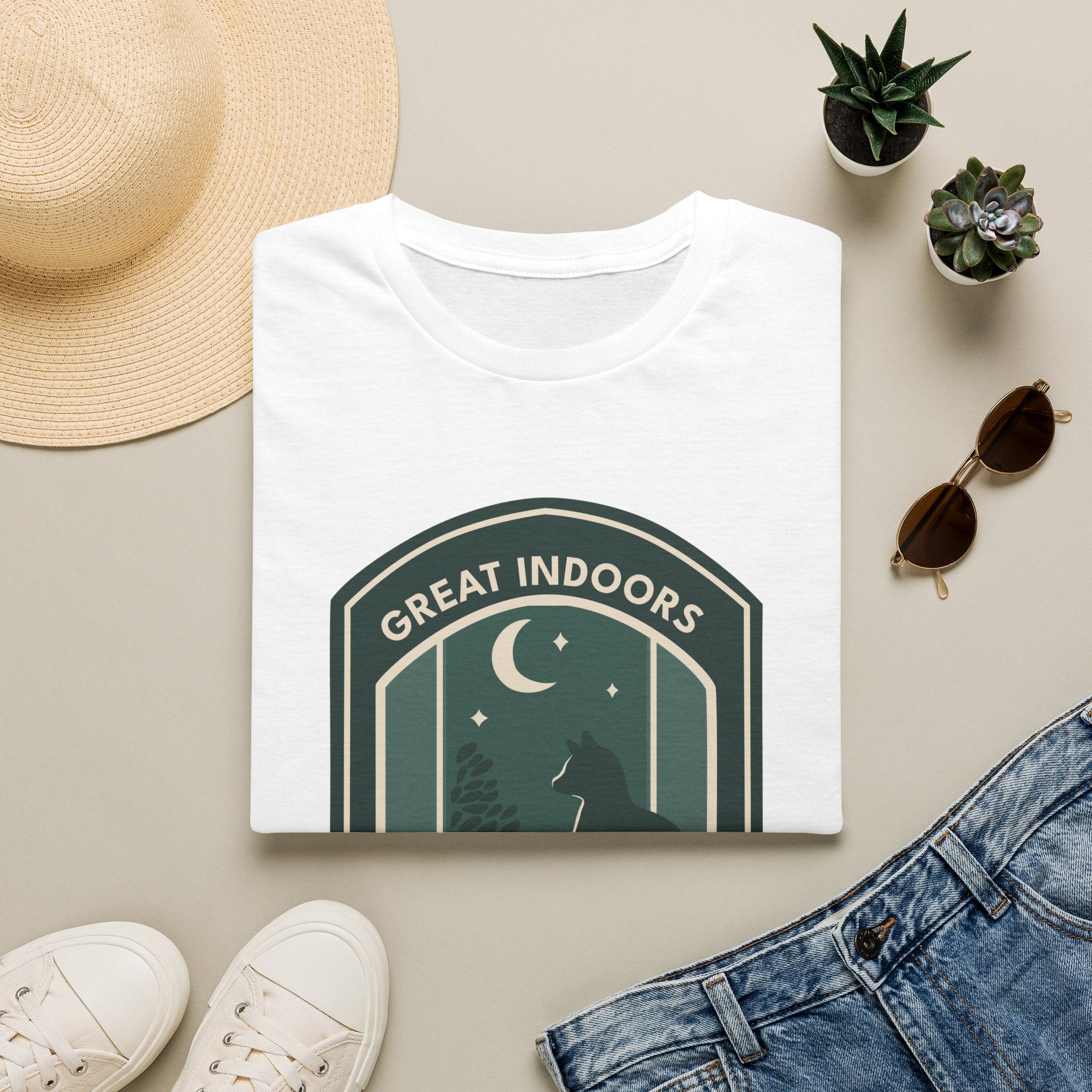 Great Indoors Cat T-Shirt