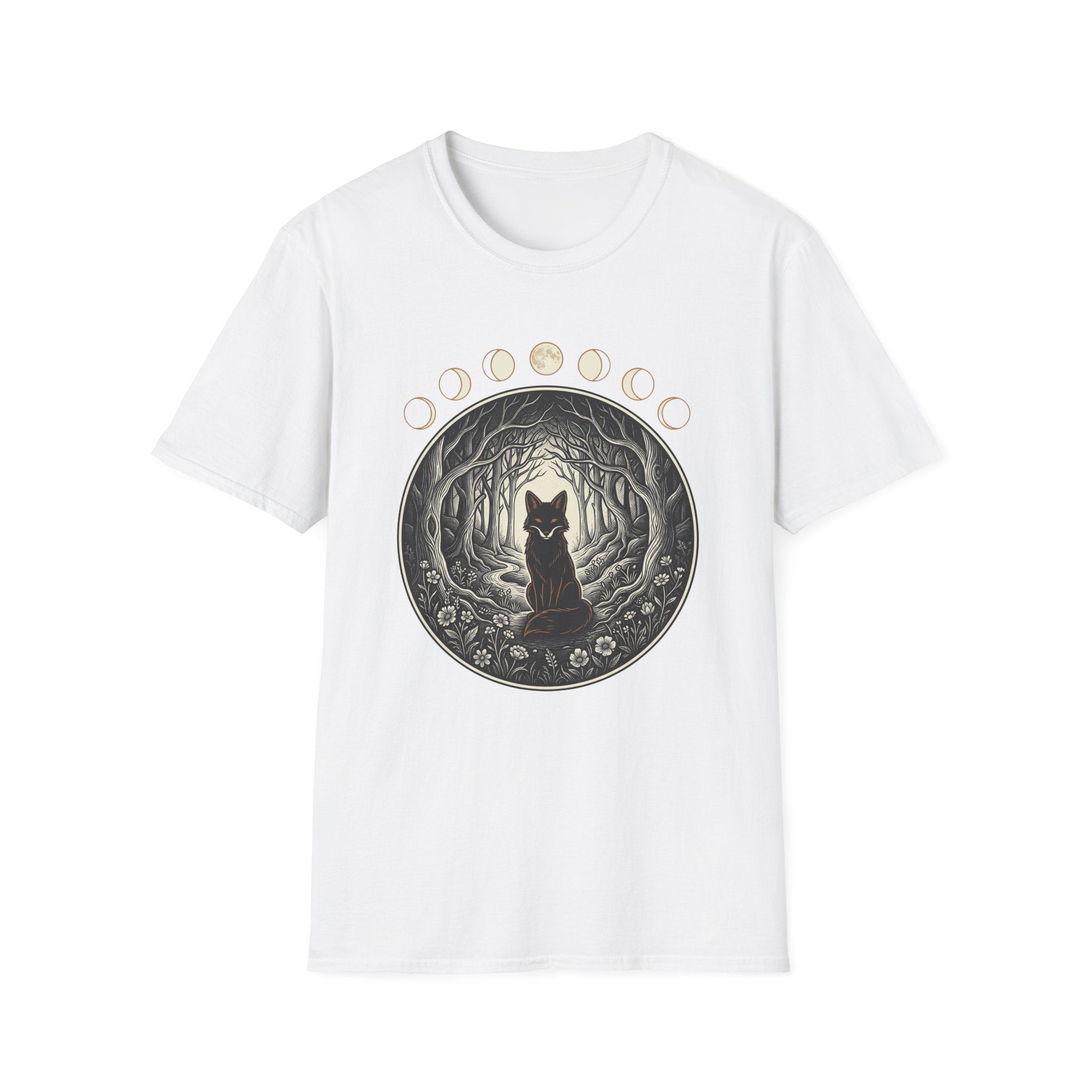 Forest Fox Moon T-Shirt
